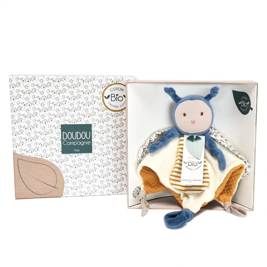 Doudou Pollen L'abeille Bio 25 Cm 4 Doudou Pollen L'abeille Bio 25 Cm – Image 2