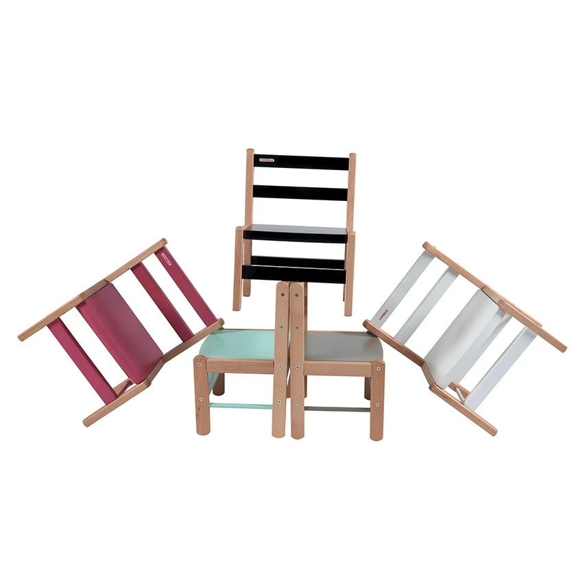 Chaise Basse – Hybride Noir 5 Chaise Basse – Hybride Noir – Image 3